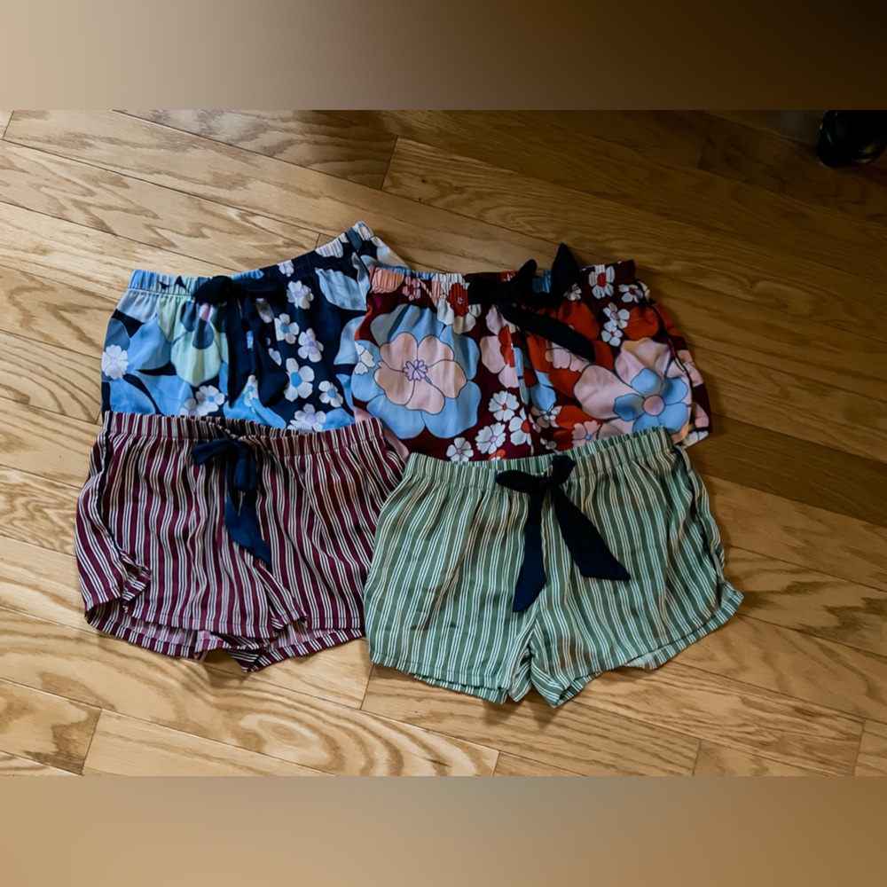 Bundle of Aerie Silky Satin Pajama Shorts XS
